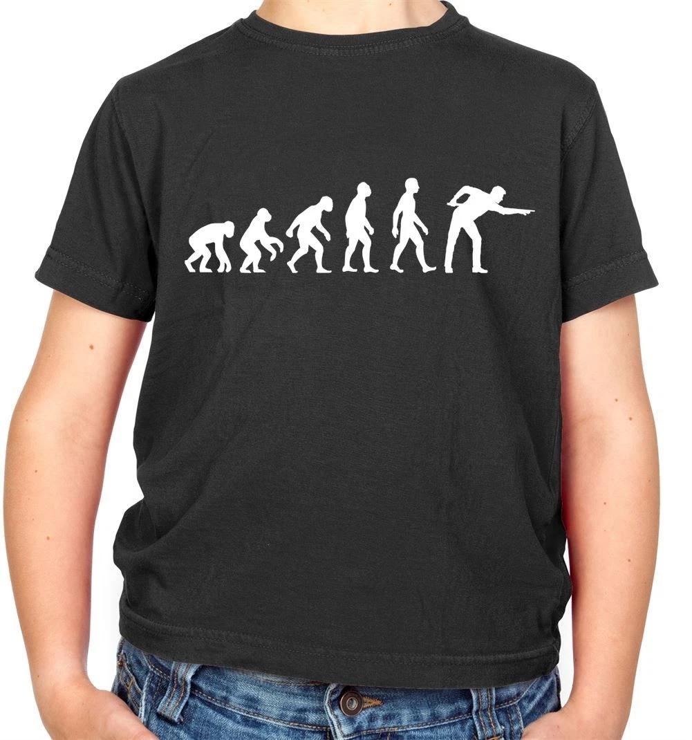 Evolution of Man Snooker - Kids T-Shirt - 147 Crucible Ronnie Table Love XXL