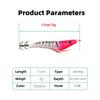 11cm 7gHighly Realistic Sea Fishing Lure3.0Luminous Wooden Shrimp Squid Lure Umbrella Hook with Sound Beads Fishing Bait Box