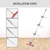 Push Broom Stiff Cleaning Brush With Adjustable Handle Deck Scrub Brush Cleaning Bathroom Shower Tile Floor Driveway Garage