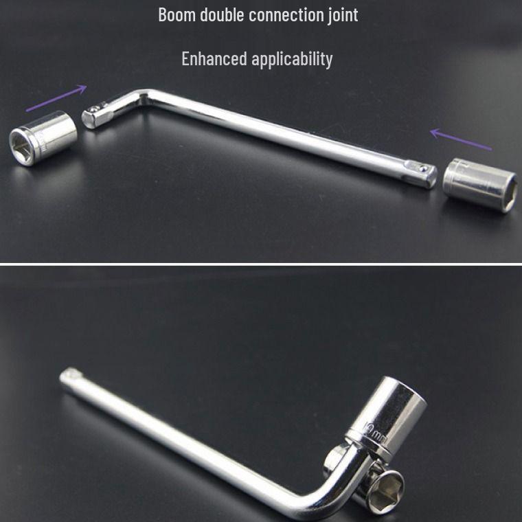 Complete Car Repair Socket Wrench Set - Household Tool Box for On-Board Repairs