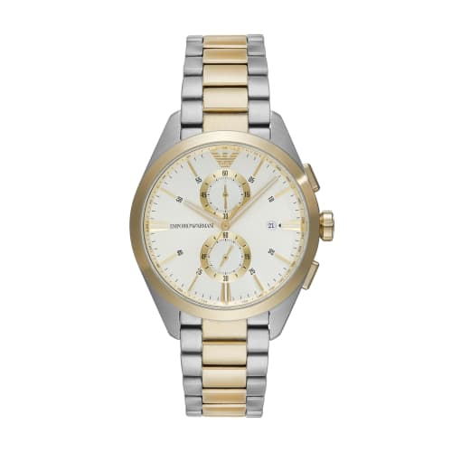 Emporio Armani Men's Watch AR11605 Silver & Gold