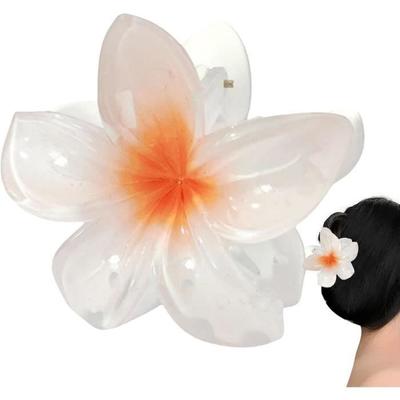 2 Pieces Flower Hair Claw - Flower Hair Clip | Non-Slip Flower Claw Clips | Hair Clips