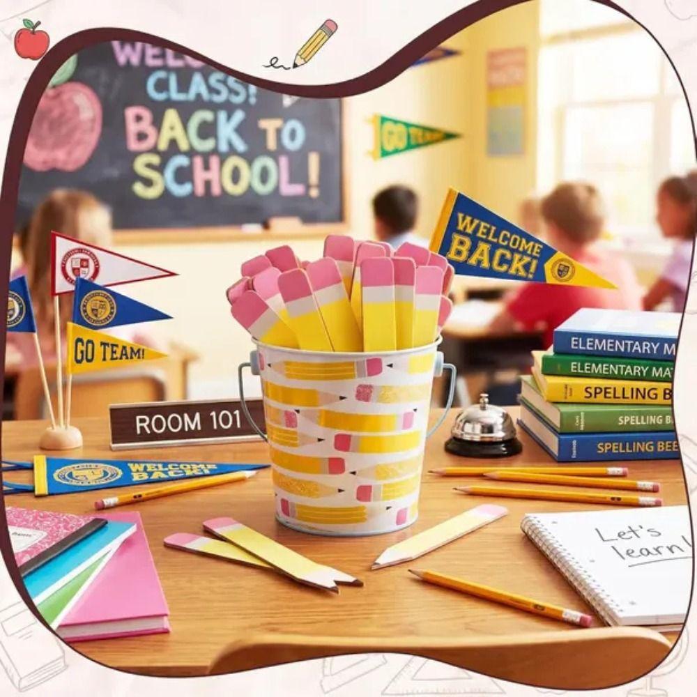 Metal Storage Bucket Student Name Sticks Reusable Teacher Name Sticks  Classroom Management