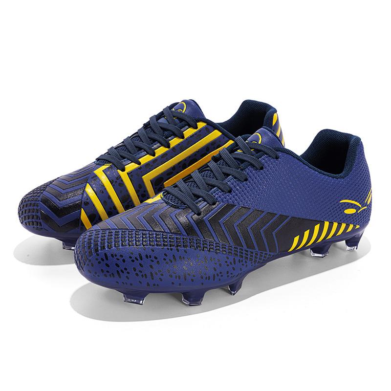 Football Boots Men's Leather Spike Training Non-slip Wear-resistant Football Shoes Youth Children's Football Shoes