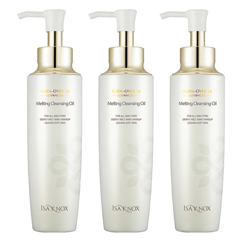 Isa Knox Turnover 28 Advanced Melting Cleansing Oil, 180ml, 3 Pcs