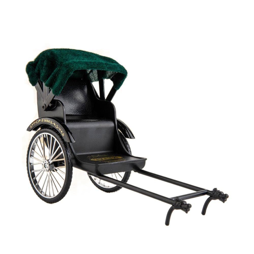 Vintage Classic Simulation Tricycle Toy Three Wheeled Bike Miniature Model  Desktop Ornaments