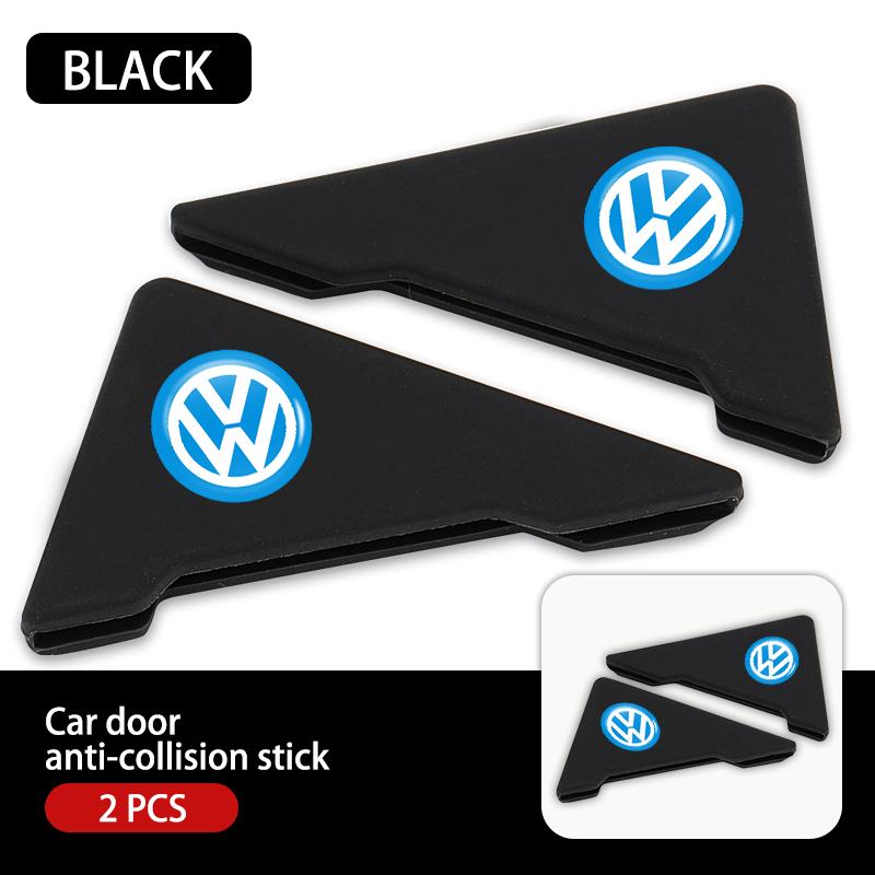 Silicone Car Door Bumper Stickers Anti-collision Paint Surface Guard For Volkswagen VW Scirocco Jetta Beetle Golf 4 5 6 Passat