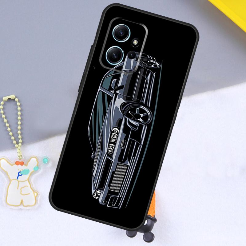 Sports Drift Car Case For Xiaomi Redmi Note 11 10 9 8 12 Pro 10S 11S 12S Cover For Redmi 12 9C 10C 12C 13C