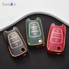 Fashion Tpu Car Flip Key Case Cover Shell For Kia Rio 3 Soul Optima Ceed K2 Cerato Sportage For Hyundai Elantra Accent I20 Ix35