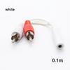 1/1/1Pcs RCA Audio video AV Cable Wire Cord 1.1mm Audio Aux Socket pole male female Jack Plug To 1RCA 1 RCA male female Adapter