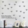 Wall Sticker Decal DIY Wallpaper Sticker for Home Living Room Dormitory Decoration Silver 3.5x3cm