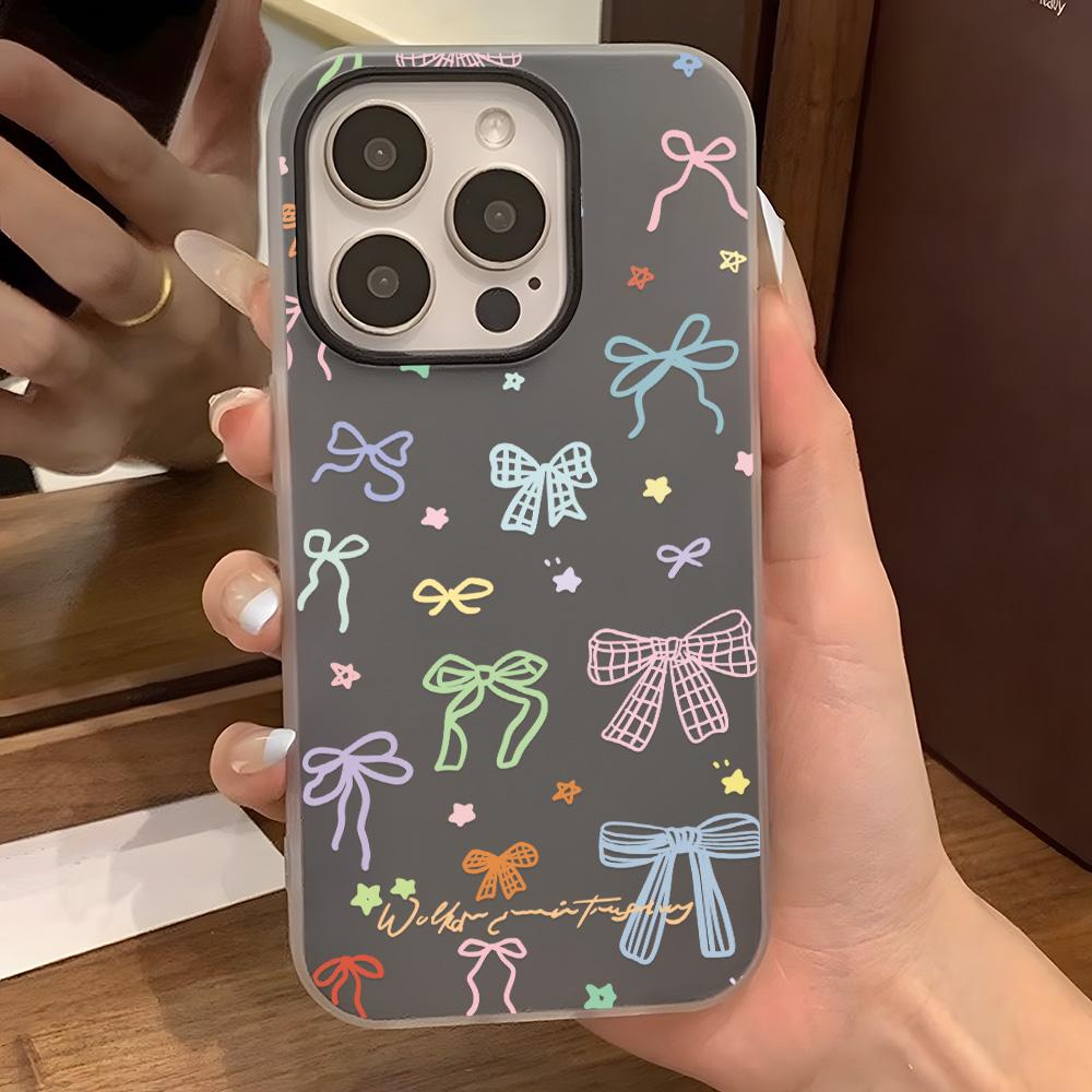 Malovaný kryt na telefon pro iPhone 15 11 13 14 pro 15 16 Pro Max 12 13 16 Pro Roztomilý Módní Vtipný Kryt na telefon se šňůrkou Nejnovější Doporučení Top prodeje