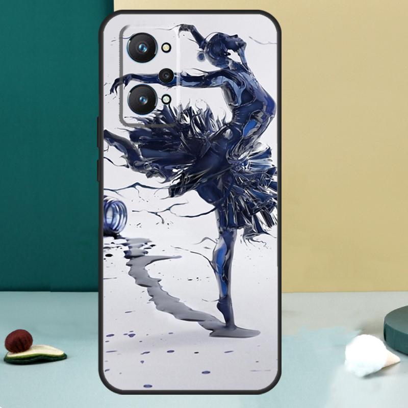 Ballerina Ballet Dancer Girl For Realme 13 12 10 11 14 Pro Plus GT 6 5 6T GT7 Pro C55 C53 C51 C21Y C25S C75 C67 C61 Case