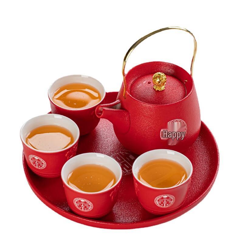 Ceramic Chinese Wedding Tea Set