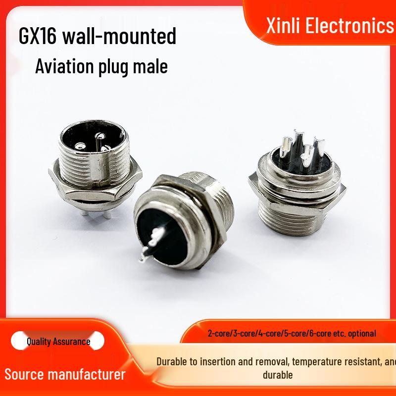 GX16 Waterproof Aviation Plug Socket for Outdoor Marine Use