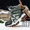 Winter Fashion High-top Sneakers for Children Warm Plush Snow Boots Child Waterproof Sneakers Boys Non-Slip Outdoor Boots 30-39