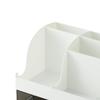 Box, Stationery Organizer, with Drawer Container Pen Holder Case Desk Bedroom Dresser