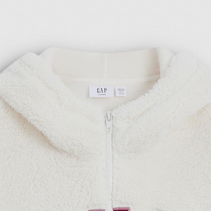 Gap Women's Cozy Embroidered Loose-Fit Hooded Sweatshirt