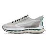FILA KM Fashion Sports Breathable Low-Top Casual City Commuting Running Shoes Men sneaker White Gray F12M413105FLD