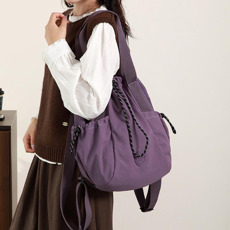 Schoolbag1011 New Three-in-One Backpack for Women, Fashionable Large Capacity Single Shoulder Tote Bag, Commuter Crossbody Bag, Casual Backpack