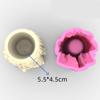 Cute Wreath Girls Pen Holder Concrete Mold Flower Pot Silicone Mold DIY Crafts Ornament Tool DIY Succulent Planter Mold