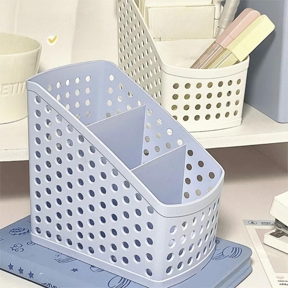 Porte-pinceaux de maquillage portable Porte-stylos multicouches Organisateur de bureau Fournitures de bureau