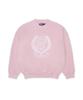 POLO RALPH LAUREN Wimbledon Crest Garment Dye Fleece Sweatshirt - Pink
