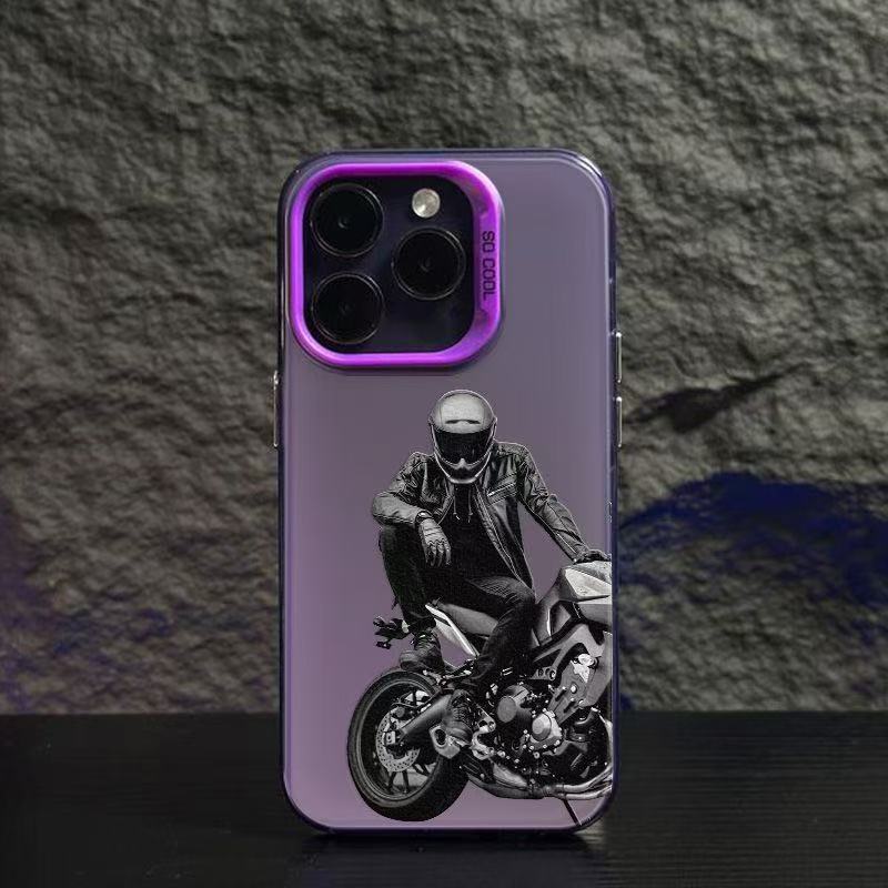 The new European and American locomotives are suitable for iphone17 mobile phone case Apple 15promax/14/13pro12 personality 11E