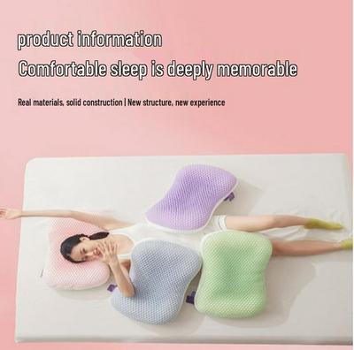 Class A TPE Rubber Neck Support Cooling Pillow - High Loft, Breathable, Gel Core, Anti-Collapse for Hotel or Summer Use