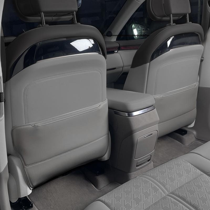 For ZEEKR 7X 2025+ Rear Seat Kick Protection Leather Cover Interior Upgrade Car Accessories 2PCS