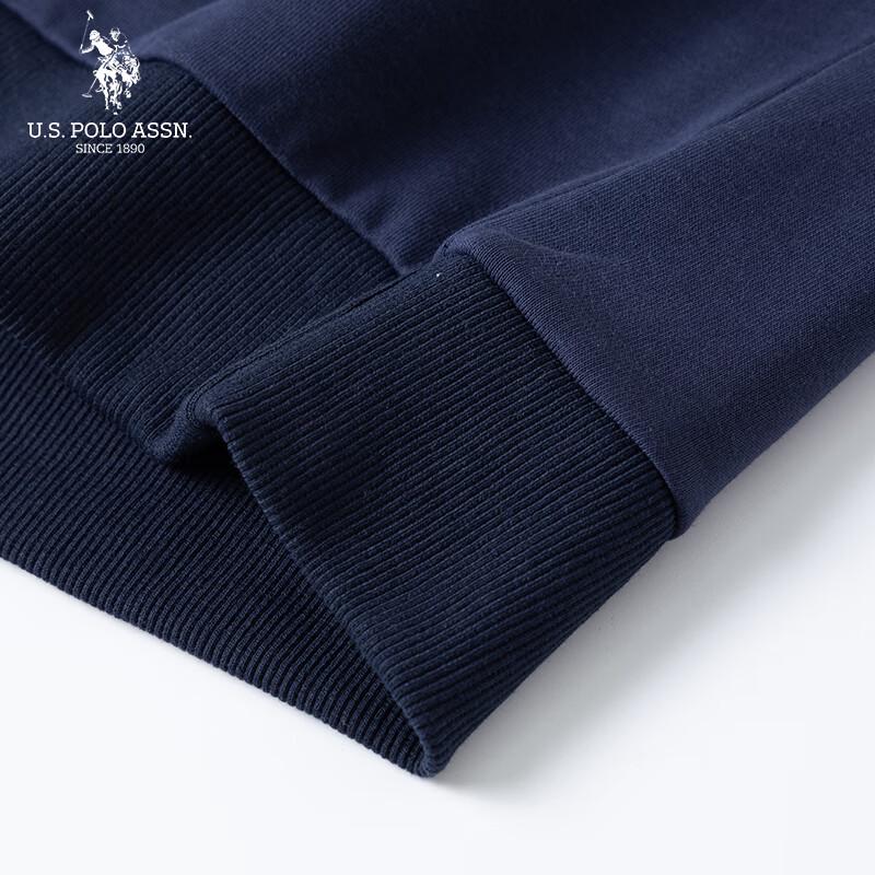 NÁS. POLO ASSN. Pánská mikina s kulatým výstřihem