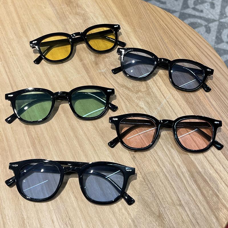 New Retro Round Sunglasses for Men Women UV400 Protection Vintage Luxury Sun Glasses Outdoor Eyewear