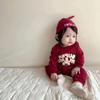 High-End Fleece-Lined Embroidered Family Sweatshirt: Stylish Parent-Child Outfit for Mother, Son, and Daughter