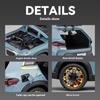 1/24 Maßstab Simulation BMW XM Legierung Automodell Metall Die Cast Ornament Sound Licht Kinderspielzeug Automodell Geburtstagsgeschenk für Jungen