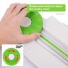 Paper Craft Edge Cutter 12-in-1 Multifunctional Scrapbooking Tool with Safety Design Turntable