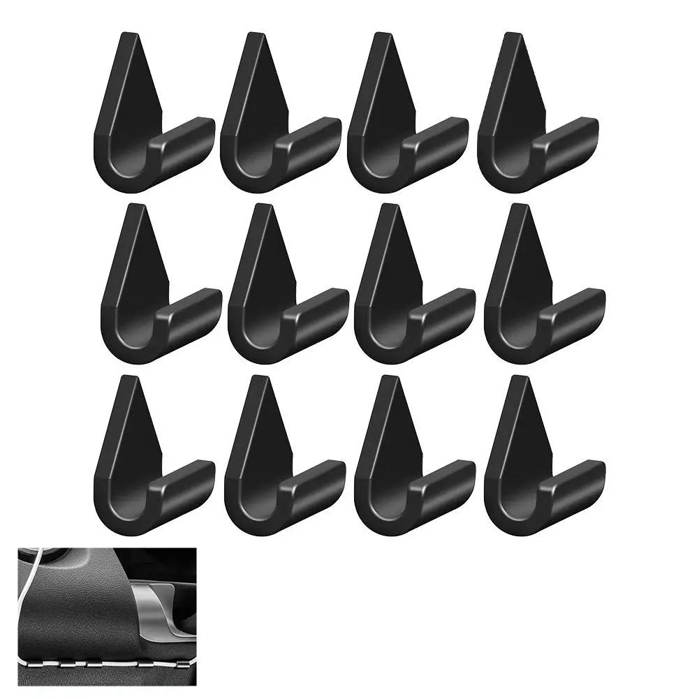 6/12pcs Car Data Cable Fixing Clip Navigation Car Charging Clip Cable Multifunctional Clip, And Organizing Truck Storage J3K7