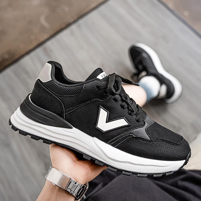 2025 spring and summer new casual breathable pure original retro versatile low-top student running shoes sports shoes dad shoes