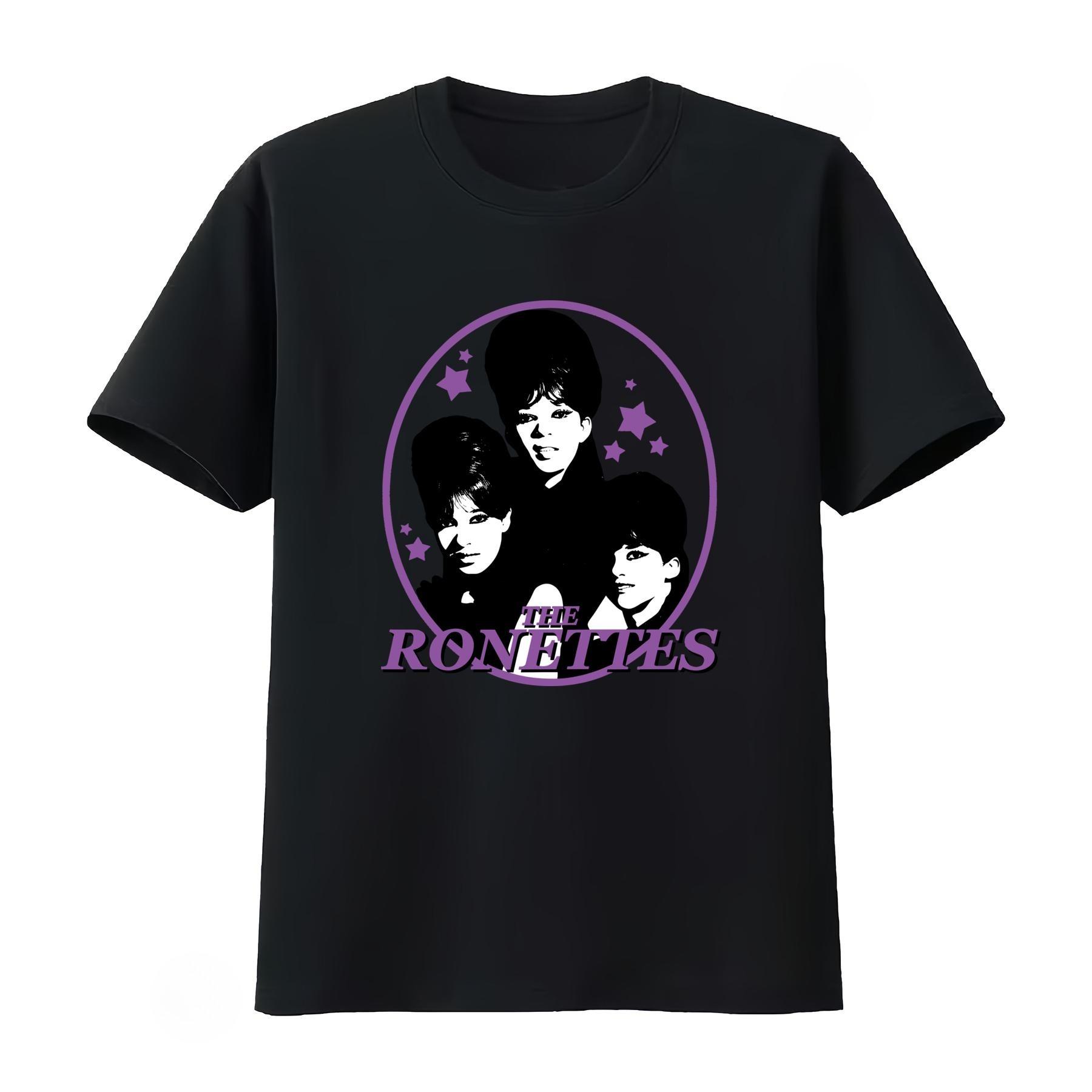 

Retro Style Ronettes The Group Print Unisexs TShirt Clothes Fashion Graphic Unisexs Clothing Womens Clothing 2026 Summer T Shirt S