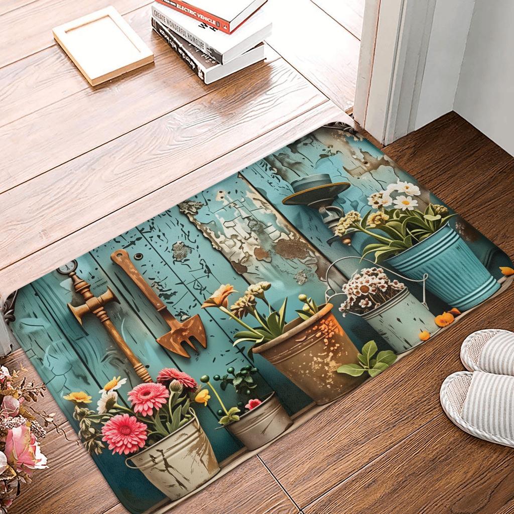 Cute Peacock Pattern Modern Style Front Floor Door Entrance Mats Outdoor Bath Kitchen Doormat Bedroom Carpet Rug