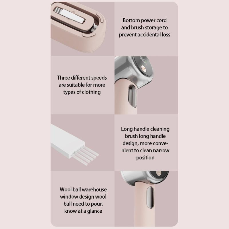 Lint Shaver for Clothing,Electric Lint Remover 3 Speeds 6 Leaf Blade,Sweater Shavers to Remove Pilling Fabric Shaver