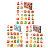 24Pcs Christmas Rubber Ducks Advent Calendar 24-Day Countdown Box Fun Decorative Kids Gift Xmas Stocking Stuffer
