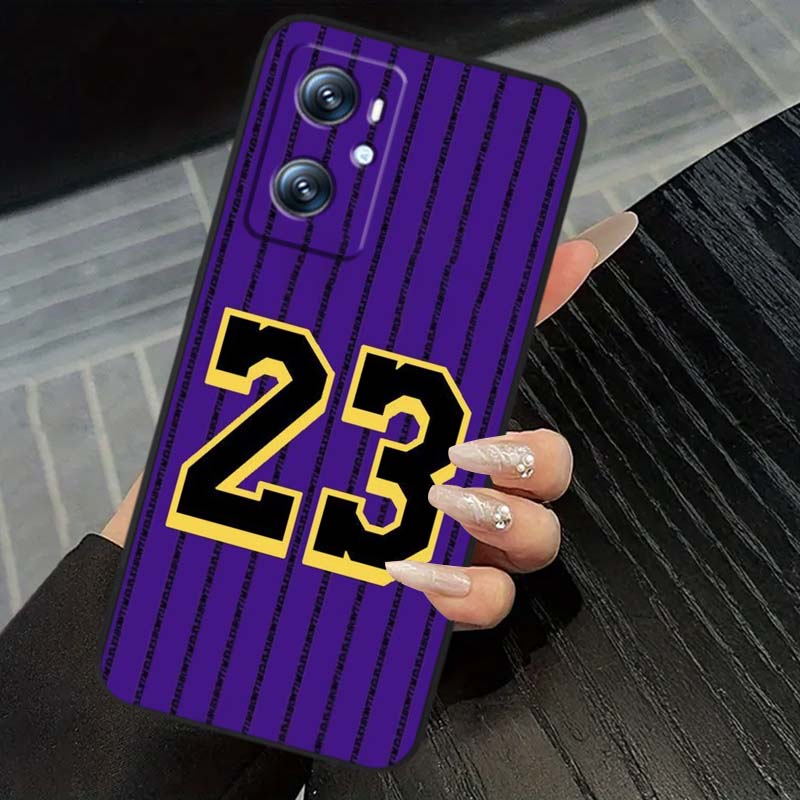 

Fashion jersey number Phone Case For OPPO Reno 5 6 7 A96 A40 A58 Realme GT A74 A78 Neo2 A74 A78 Find X5 X3 X7 X8 Black OPPO A78 5G