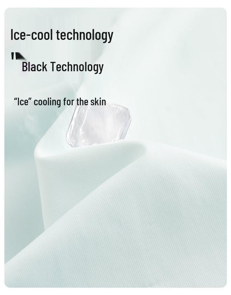Abbigliamento con Protezione Solare UPF 100+ in Seta di Ghiaccio per Uomo e Donna - Leggero, Traspirante, Abbigliamento Estivo da Esterno, Anti-UV