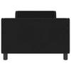 Kids Bed Frame with Headboard Black 80 x 200 cm Velvet