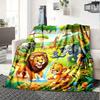 Jungle Safari Animals Home Blankets Comfortable Soft Lightweight Multiseasonal Blanket For Picnics Sofas Offices Beds Living Rooms Perfect Gift For