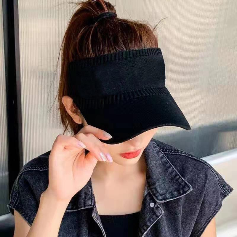 Summer Breathable Visor Hat Outdoor Sports Openwork Mesh Sun Protection Hat, Uv Protection Sun Hat