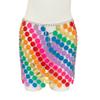 Accessories, Sexy Colored Sequins Woven Bikini Body Chain, Creative Splicing Skirt Accessories For Women