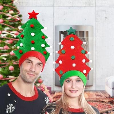 Knitted Wool Christmas Hat Adult Winter Hat Holiday Decoration Hat