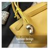 Lychee Pattern Large Capacity Luxury Handbag - Women's Fashion Commuter Bag