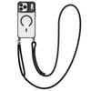 Custodia magnetica con supporto per obiettivo in metallo per iPhone 17 Air 16 Plus 15 14 13 Pro Max con cordino a tracolla e protezione resistente